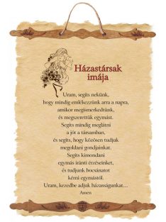 Házastársak imája - fali dekoráció