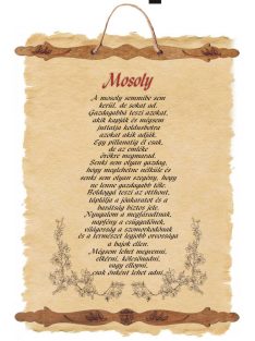 Mosoly - fali dekoráció