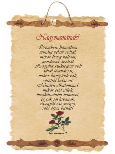 Nagymamának - fali dekoráció