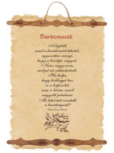 Barátomnak - fali dekoráció