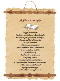 A jókedv receptje - fali dekoráció