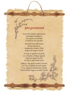 Ígéret gyermekemnek - fali dekoráció