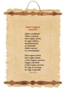 Mert engem szeretsz - fali dekoráció