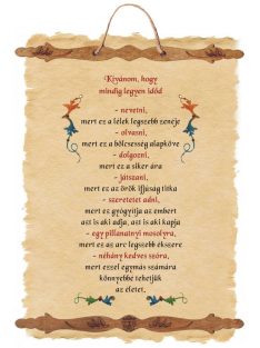 Kívánom - fali dekoráció