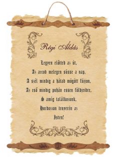 Régi Áldás - fali dekoráció