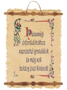 Házassági évfordulótokhoz - fali dekoráció