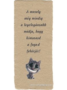 A mosoly a legelegánsabb - könyvjelző