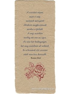 A szeretet olyan, mint a nap - könyvjelző