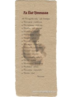 Az Élet Himnusza - könyvjelző