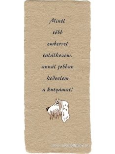 Minél több emberrel találkozom - könyvjelző