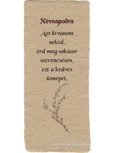 Névnapodra - könyvjelző