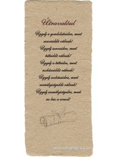 Útravalóul - könyvjelző